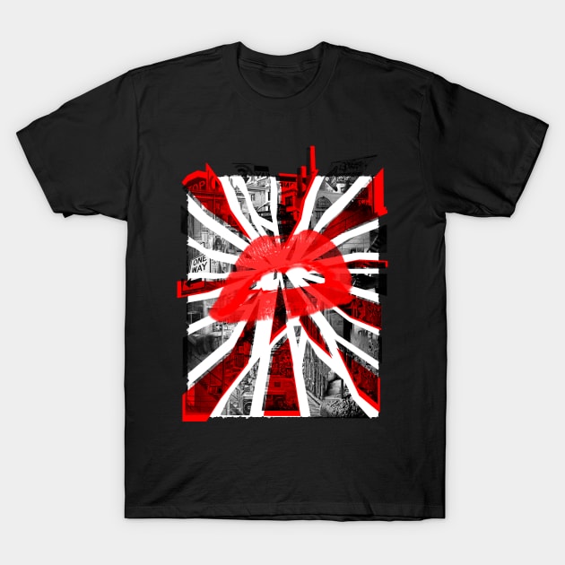 70's British Punk Rock & Roll T Shirt T-Shirt by Moody City